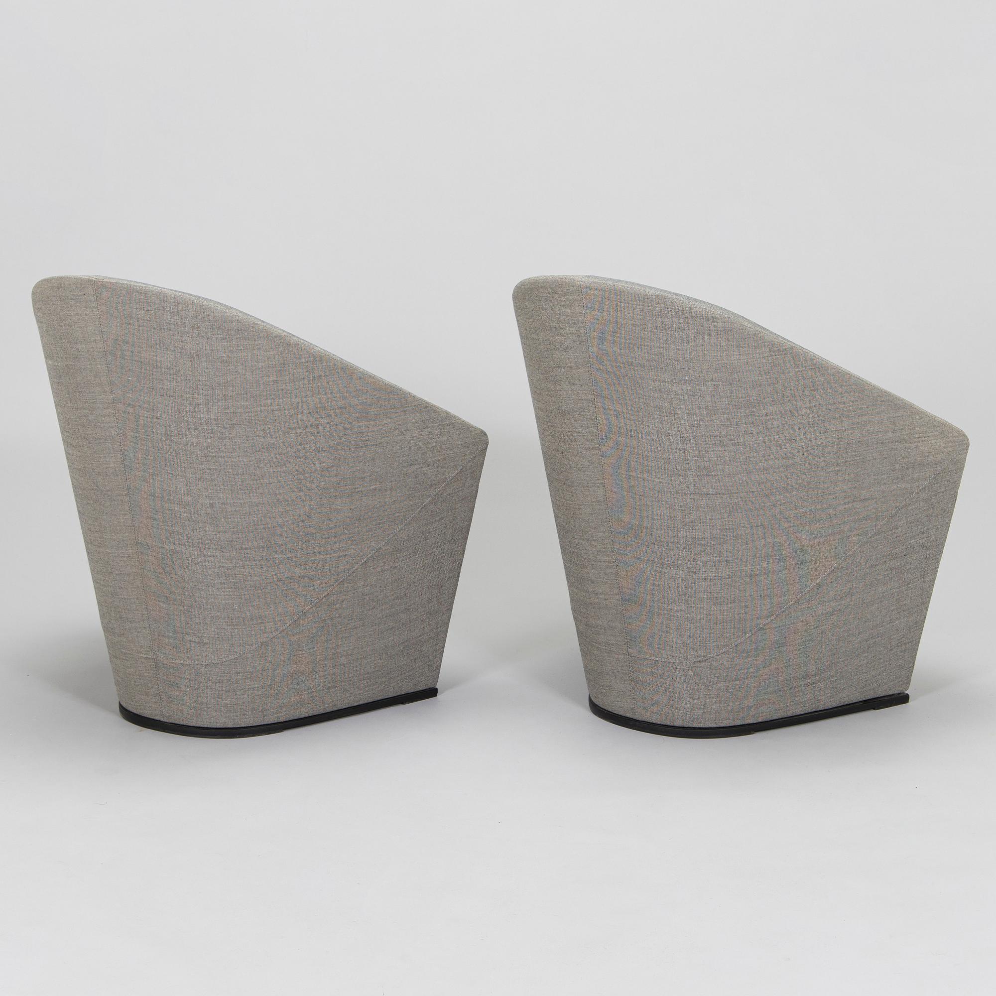 Lievore & Altherr & Molina, Three 21st century 'Colina' easy chairs for Arper Italy. Designed 2014.
