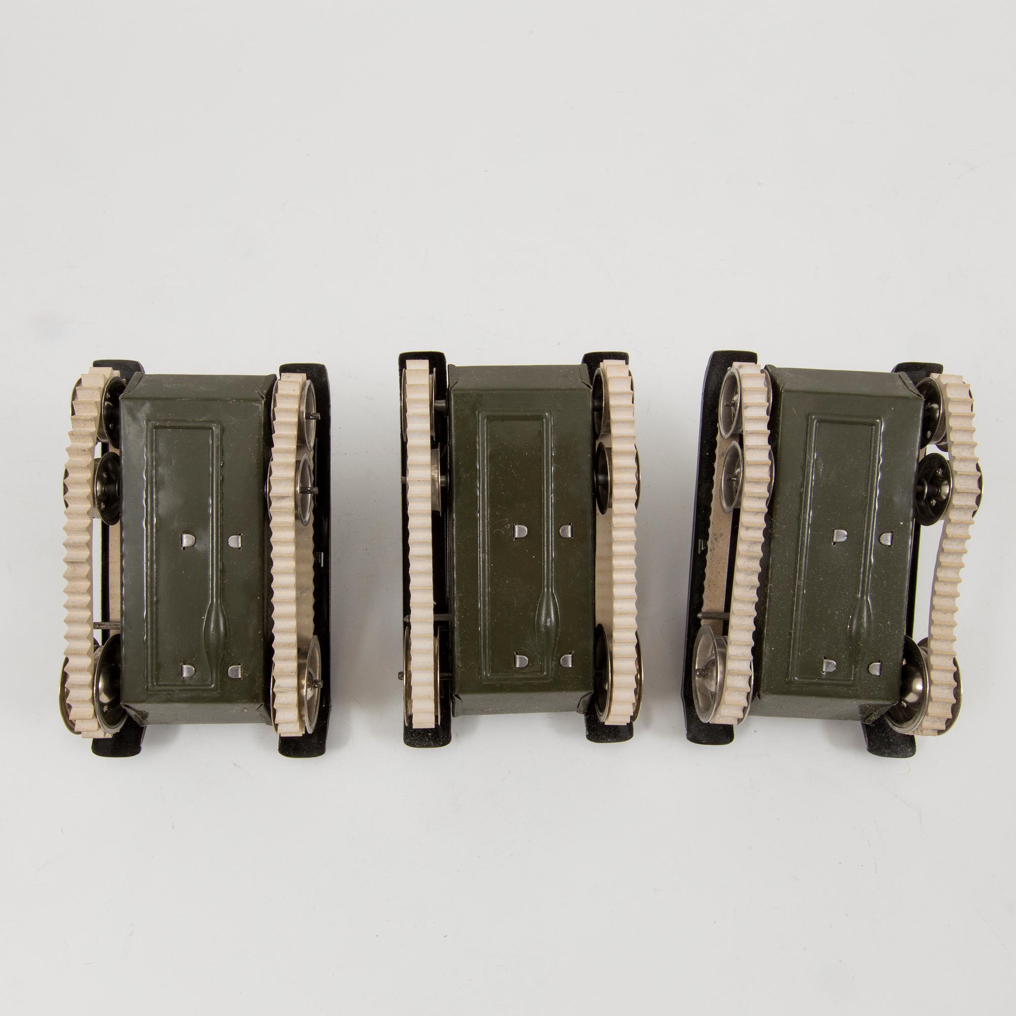 GAMA, 3 stycken stridsvagnar 70/3, Tyskland, 1950-tal.