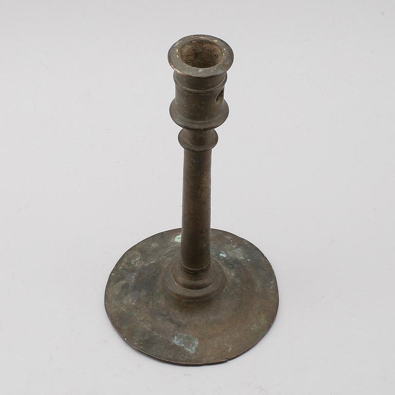 LJUSSTAKE, brons, 1500-tal.