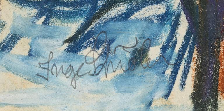 Inge Schiöler, Träd i snö.