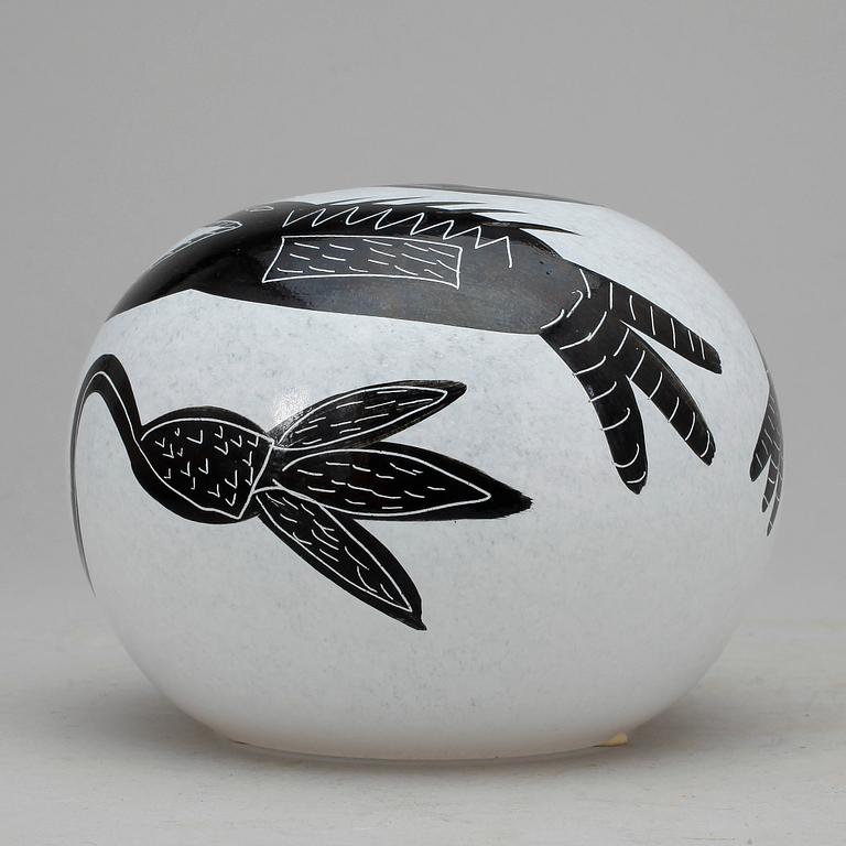 SKULPTUR, glas, Ulrika Hydman-Vallien, Kosta Boda.