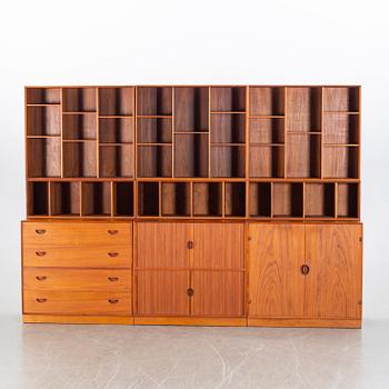 PETER HVIDT & ORLA MØLGAARD-NIELSEN, shelving, Søborg furniture, Denmark, 1960's.