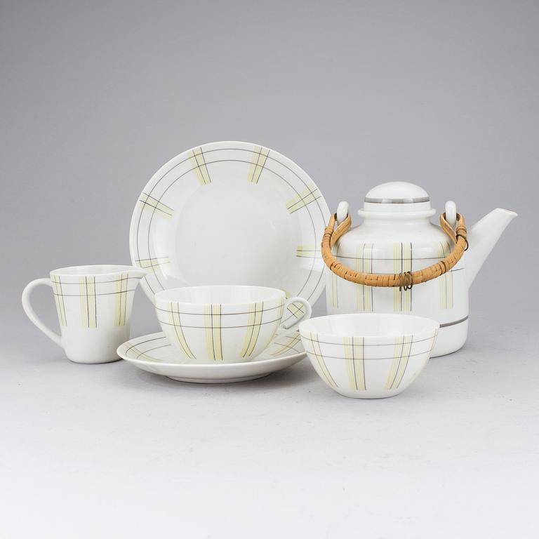 A 27 pieces tea service from Rörstrand 1956-57.