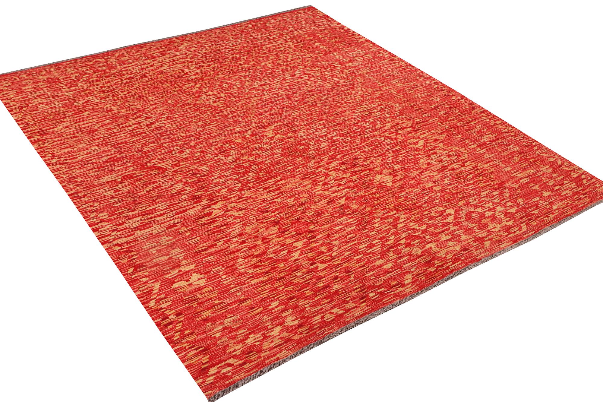 An Afghan Kilim carpet, c. 247 x 208 cm.