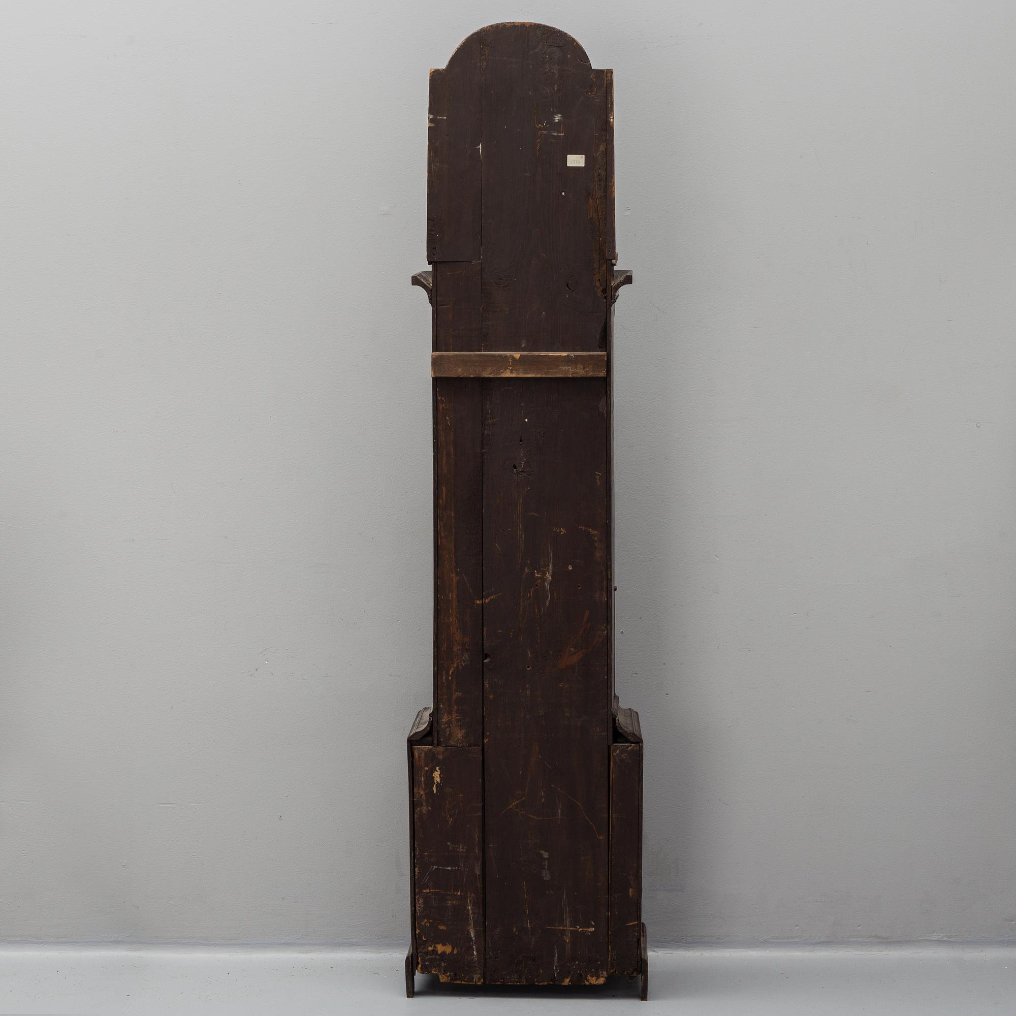 A Dutch longcase clock, 18th / 19th century.