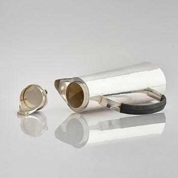 Ulf Trolle-Lindgren, a sterling silver three piece coffee set, Strömstad, Sweden 1967.
