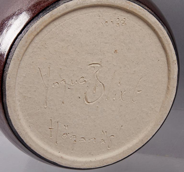 VAS, stengods, Yngve Blixt, Höganäs, sign.