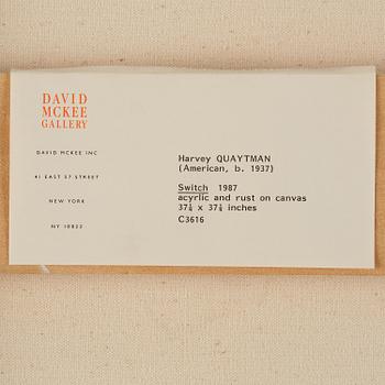 Harvey Quaytman, "Switch".