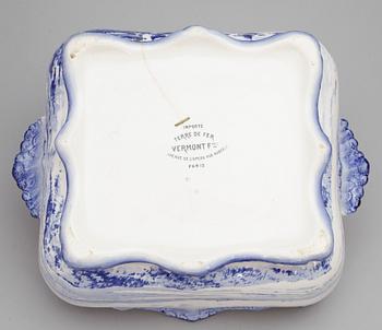 MATSERVIS, 57 delar, "Terre de fer Vermont feres", Paris, omkring 1900.