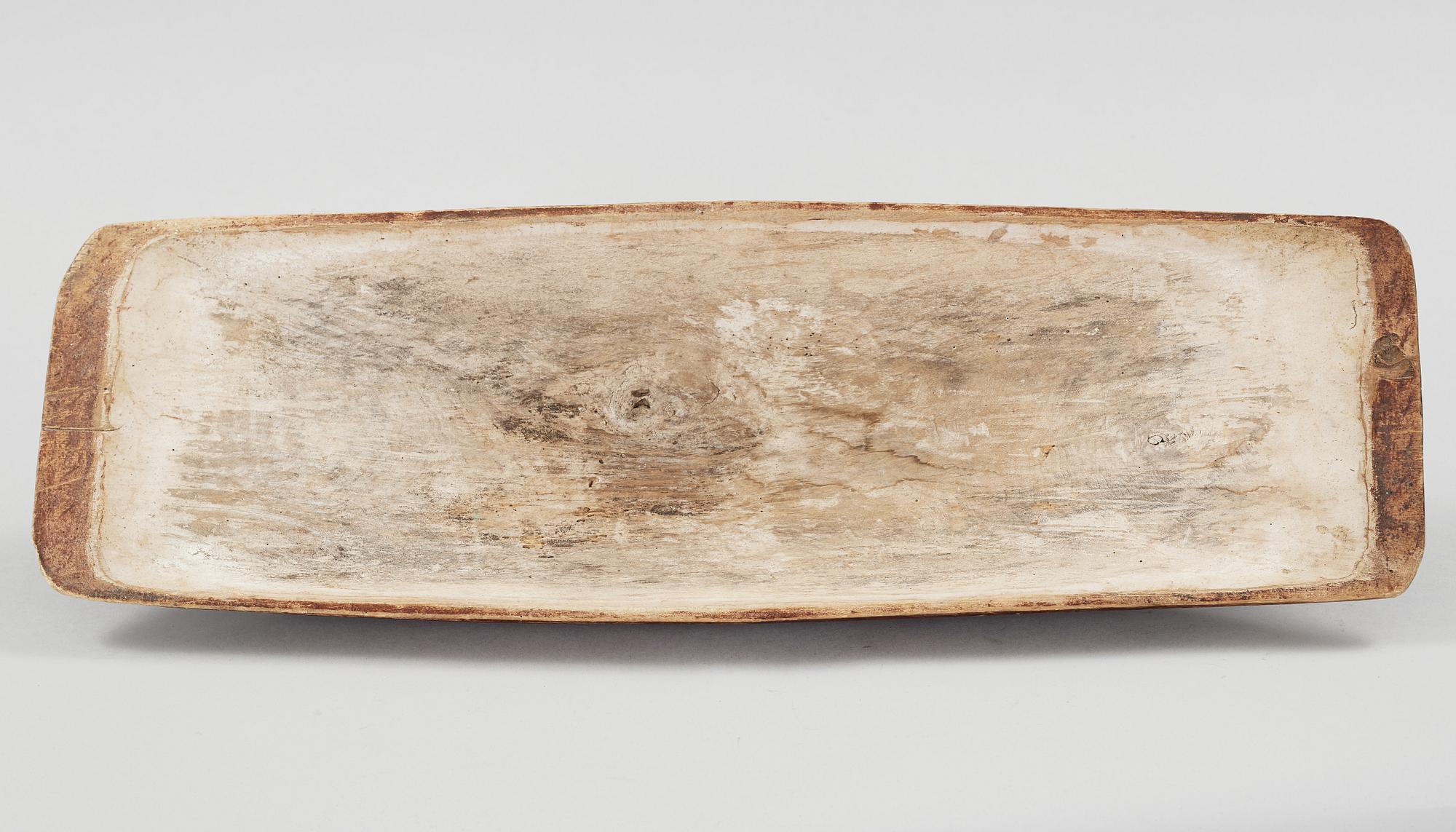 a wooden bowl from the 19th century.