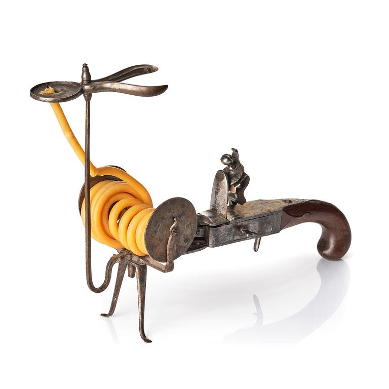 Vaxstapel med elddon, Wedevågs Bruk, 1700-talets andra hälft, Gustaviansk.