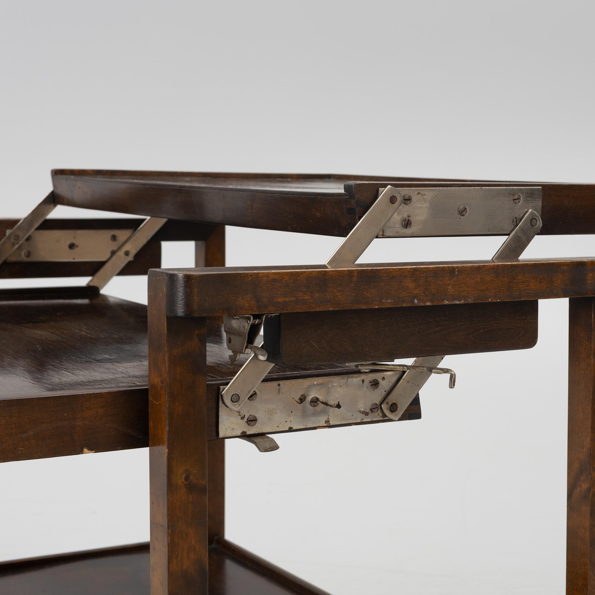 A Functionalist serving cart, second quarter of the 20th century.
