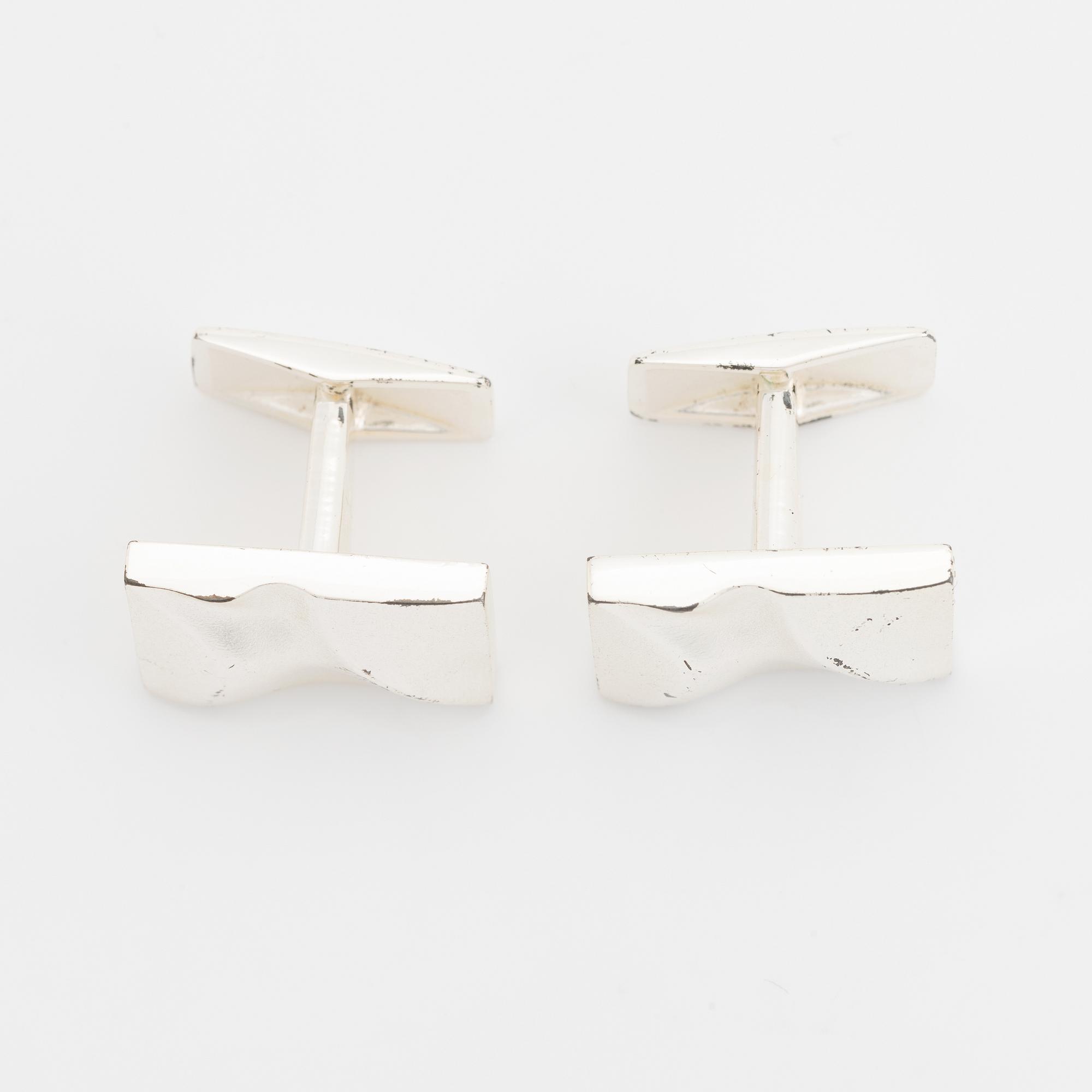 Lapponia, ett par manschettknappar, sterlingsilver.