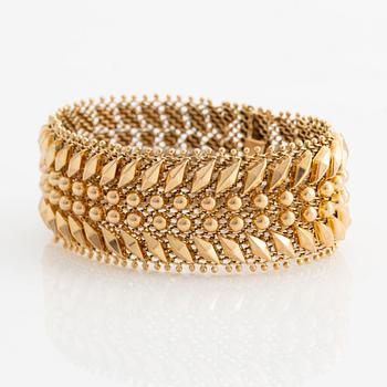 Armband, 18K guld, Italien.