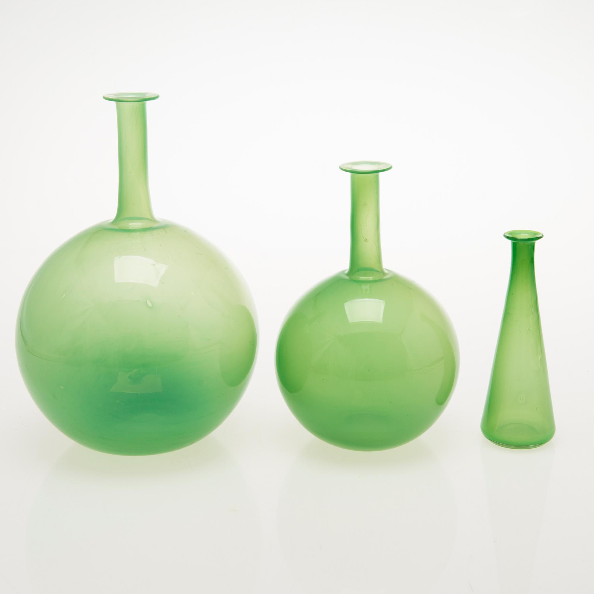 NANNY STILL Kolme "Tzarina" karahvia, Riihimäen Lasi Oy, 1960-luku.