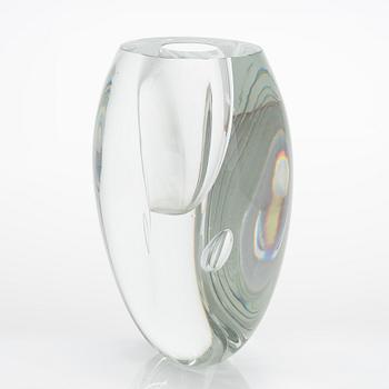 Timo Sarpaneva, a 'Claritas' glass sculpture/ vase, model 0703, signed Timo Sarpaneva Iittala 1984 C 345.