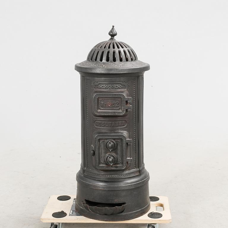 Kamin, Husqvarna No 52 gjutjärn, omkring 1900.