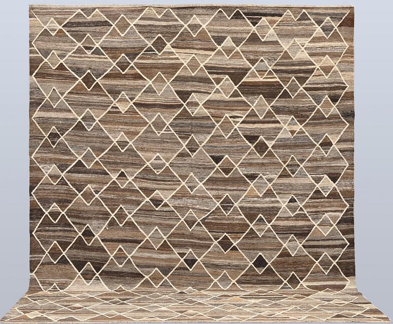 A Kilim carpet, Morocco, design, 302 x 252 cm.