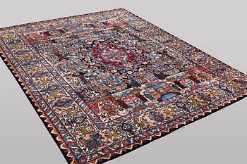 A carpet, Mashad, c. 383 x 292 cm.