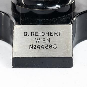 C Reichert, microscope in case, Austria, circa 1900.