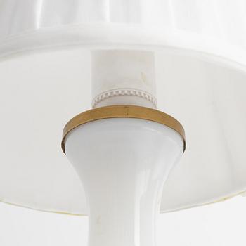 A pair of similar glass table lights from Lindshammars glasbruk, probably designed by Gunnar Ander.
