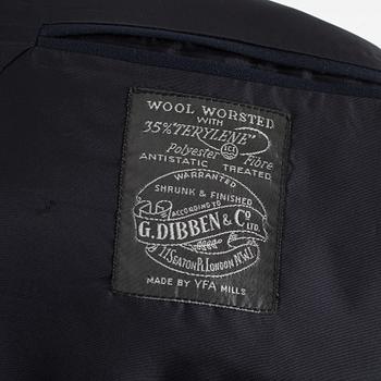 A Swedish three piece naval uniform for lieutenant, 20th cnetury.