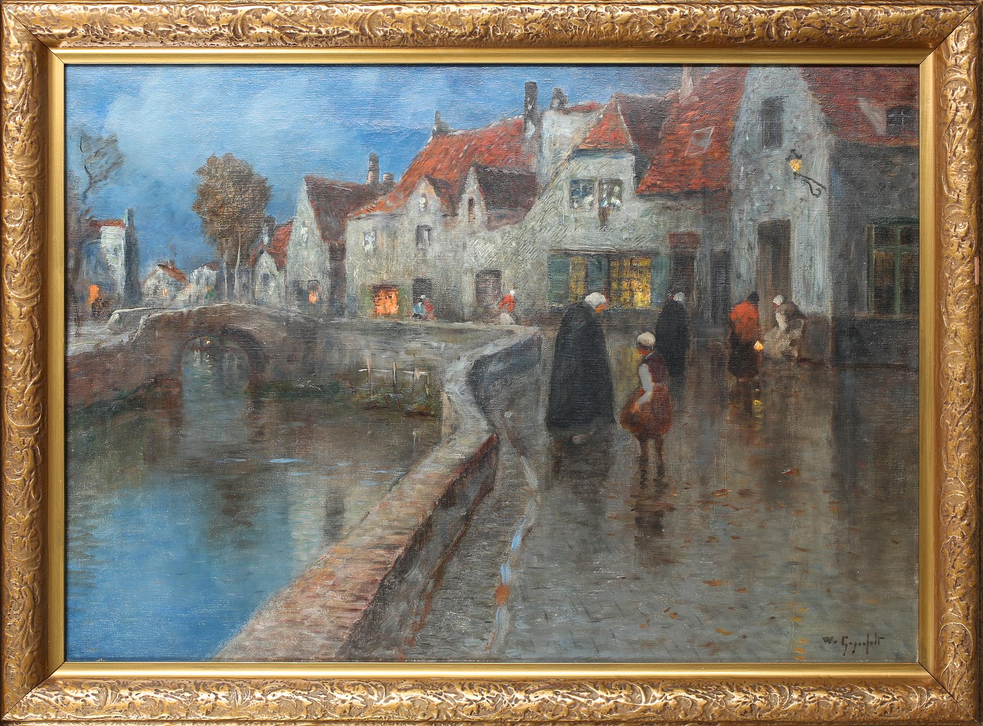 WILHELM VON GEGERFELT, olja på duk, signerad.