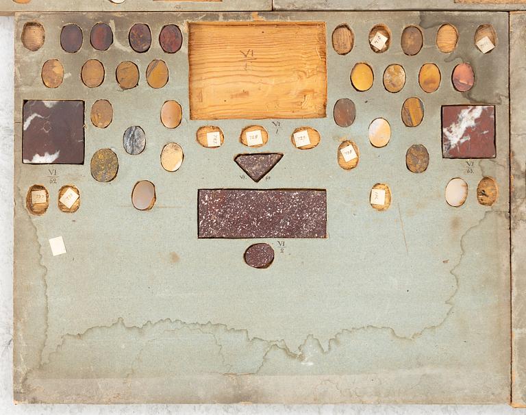 Stensamling, ca 263 delar, omkring år 1800.