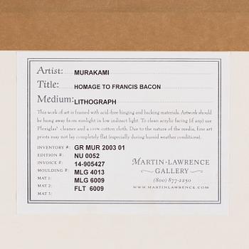 Takashi Murakami, 'Homage to Francis Bacon (Study of George Dyer)'.