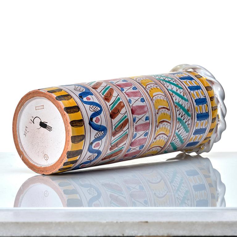 Wilhelm Kåge, a faience vase, Gustavsberg studio, Sweden 1942.