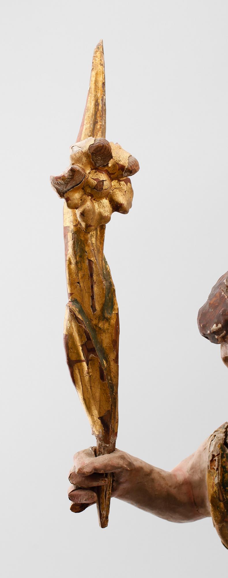 SKULPTUR, trä, 1700-tal.