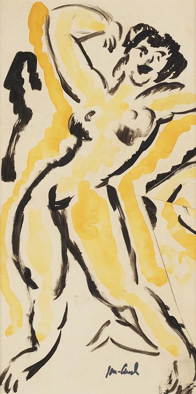 John Jon-And, water colour, signed with stamp.