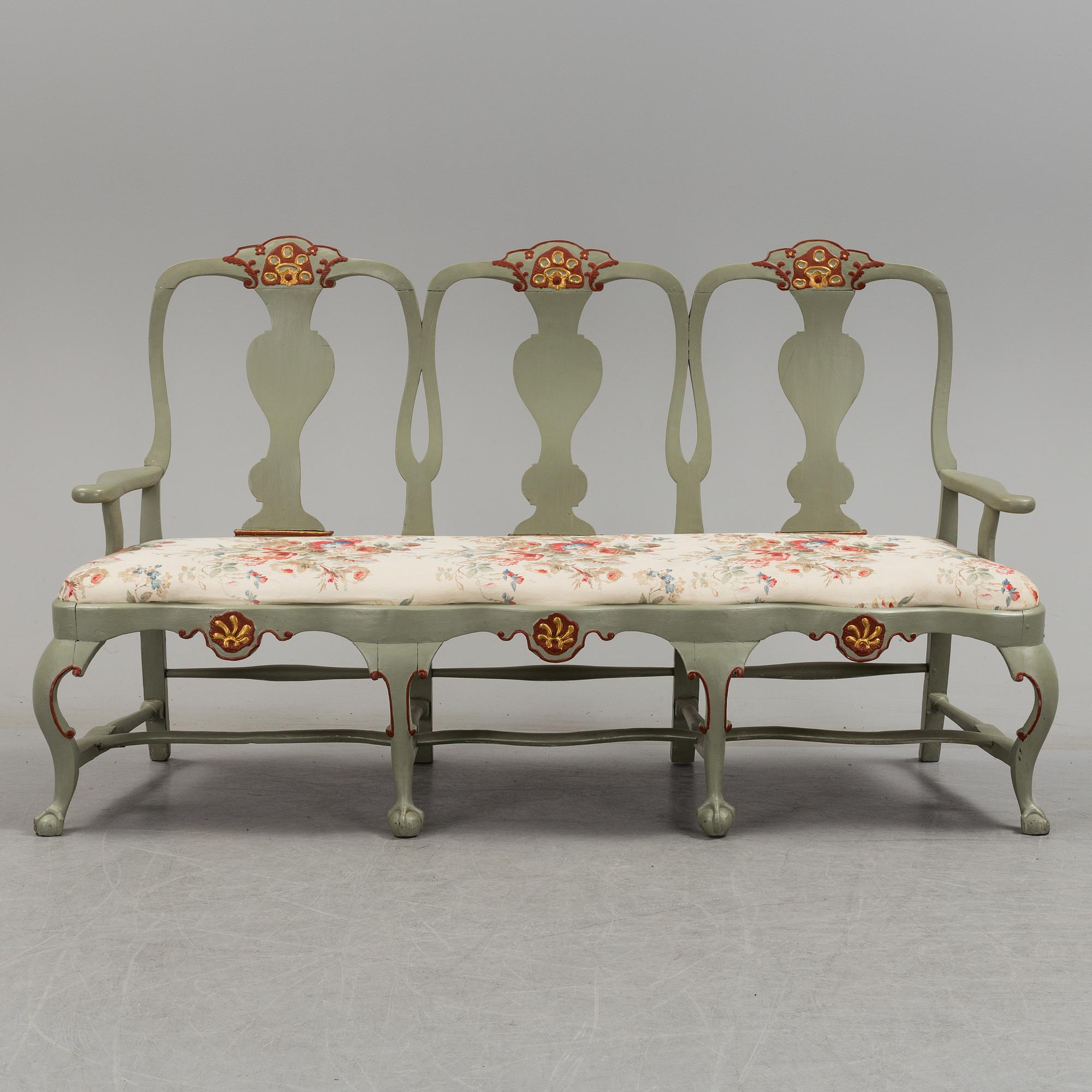 SOFFA, rokoko, 1700-tal.