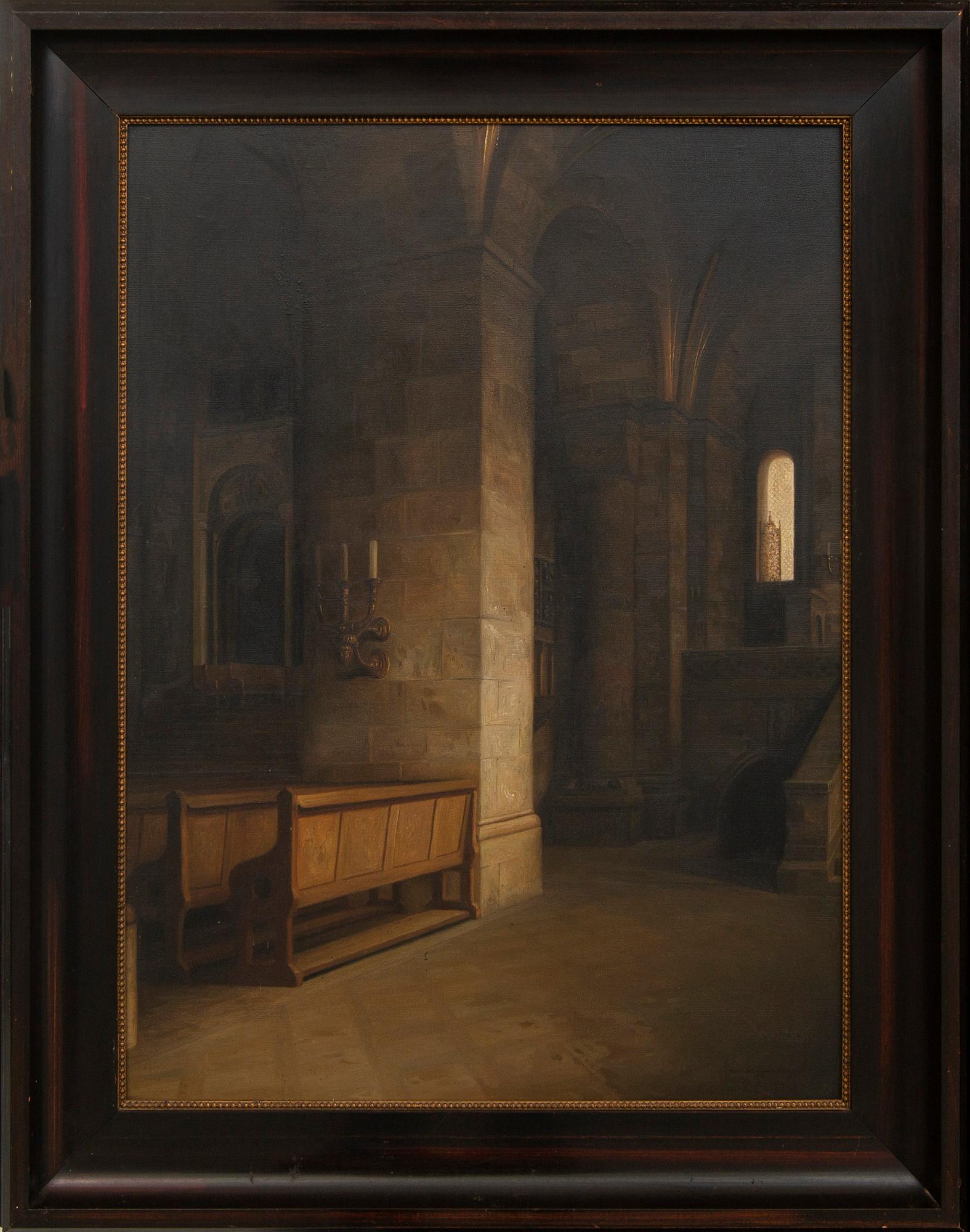 Christian Tilemann-Petersen, a set of two signed oil on canvas.