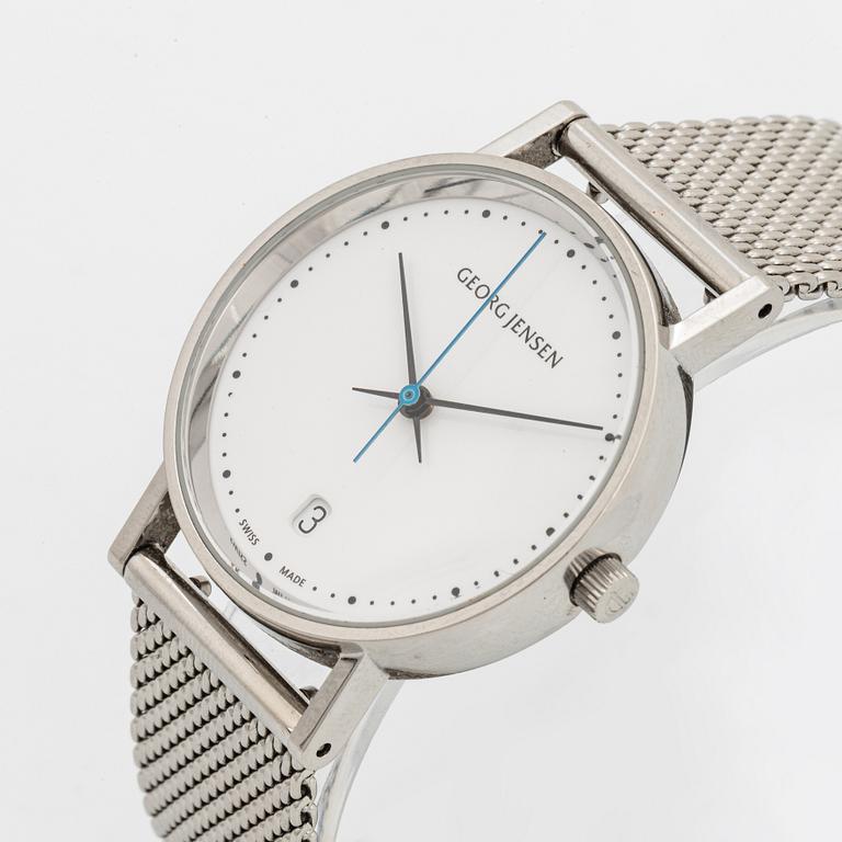 Georg Jensen, design Henning Koppel, wristwatch, 32 mm.