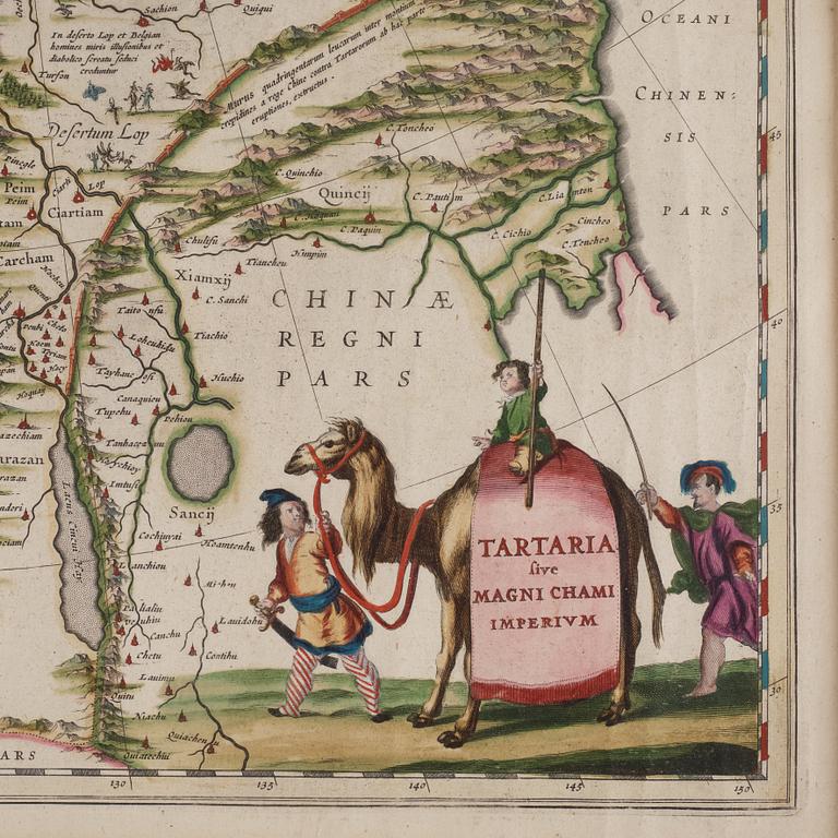 Map, Tartaria sive magni, 1630s.