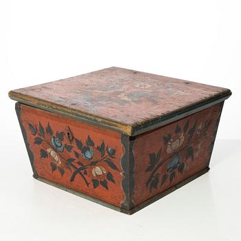 Box. Folk art, Jämtland, 18th/19th century.