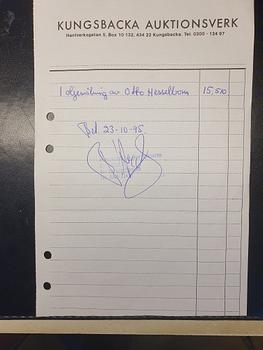 Otto Hesselbom, Vänerlandskap Vänsberg med Kinnekulle i horisonten.