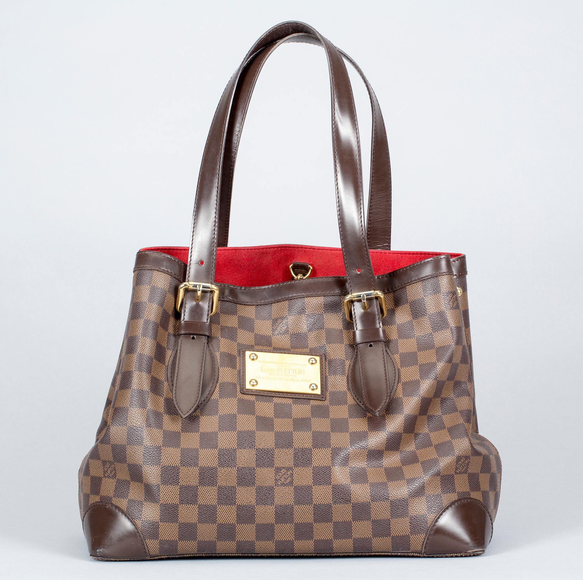 VÄSKA, "Damier Ebene Hampstead", Louis Vuitton.