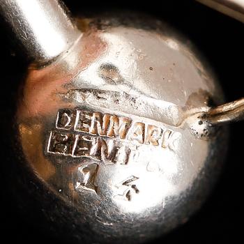 ÖRHÄNGEN, 1 par, sterlingsilver, Danmark.
