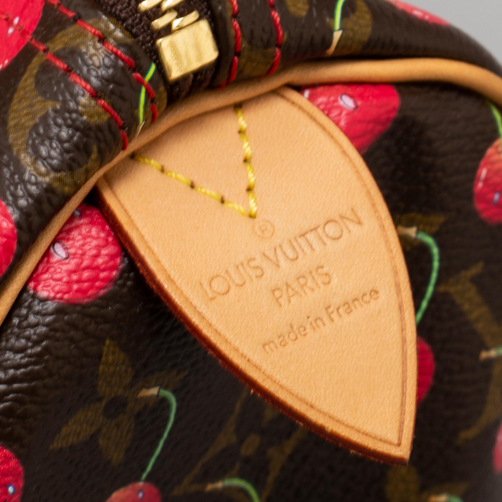 LOUIS VUITTON, "Monogram cerises cherry Speedy 25", limited edition s/s 2005.