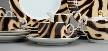 SERVISPORSLIN, 14 delar, "Tangier", Ralph Lauren, 1990-tal.