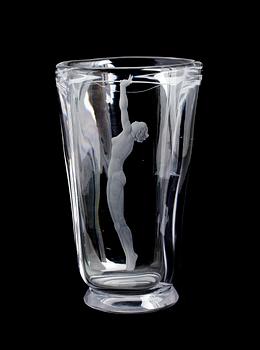VAS, glas, Vicke Lindstrand, Orrefors.