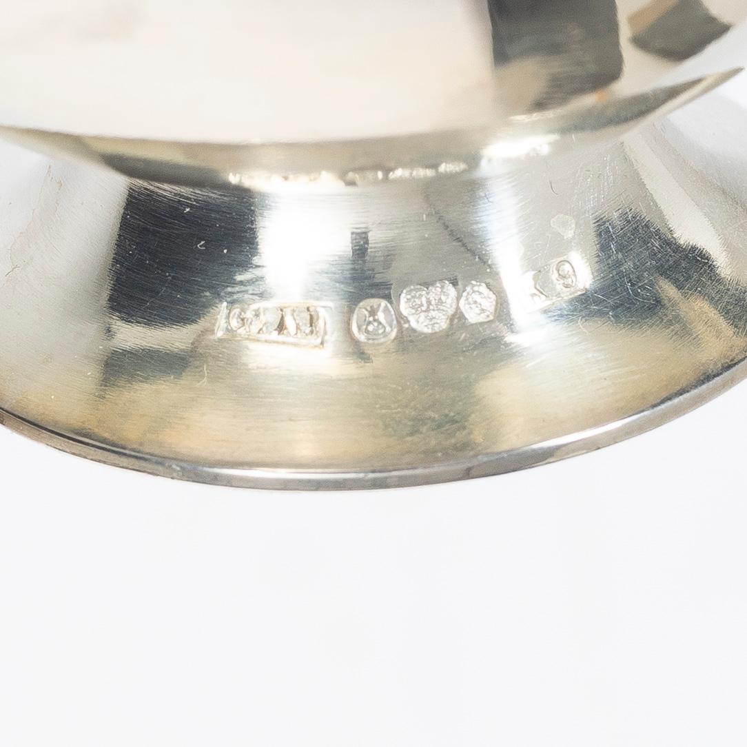 Guldsmedsaktiebolaget (GAB), Punch mugs, 6 pcs, silver, Stockholm 1959-1962.