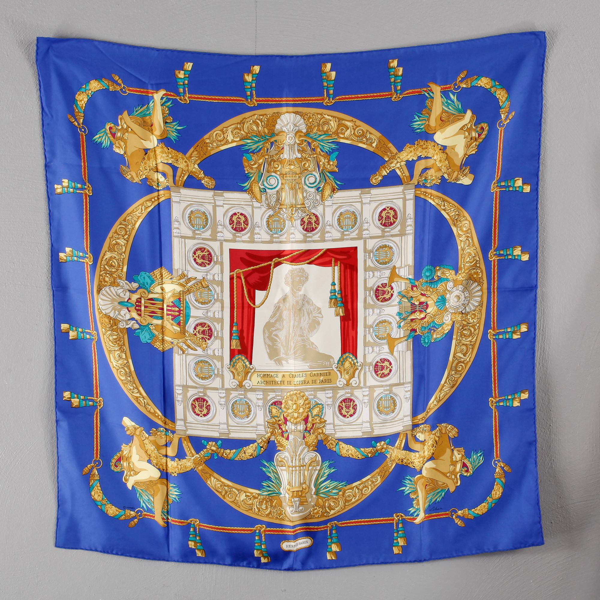 SCARF, "Hommage a Charles Garnier architecte de L´Opera de Paris", Hermès.