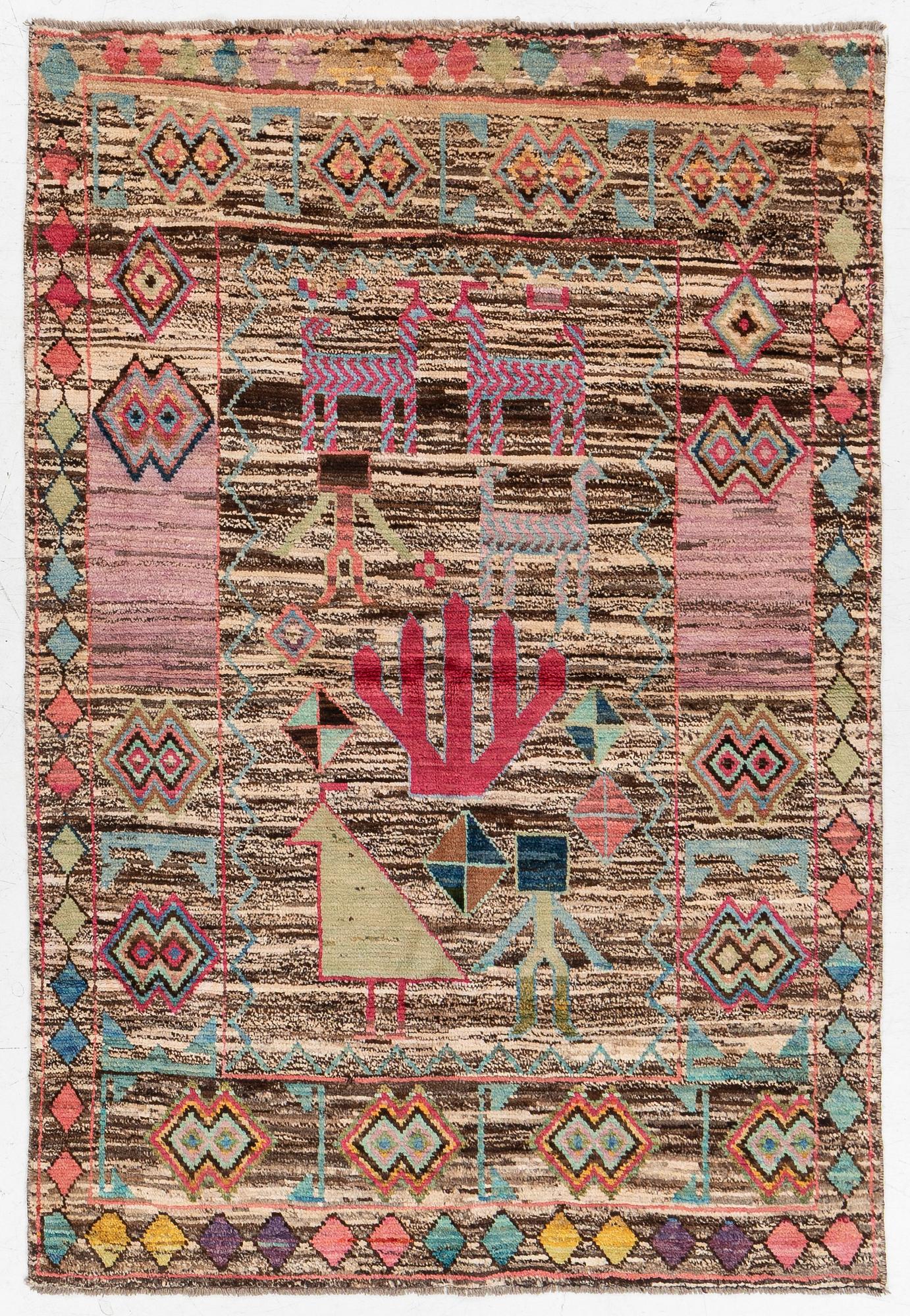 Carpet, Taimany, approx. 185 x 126 cm.