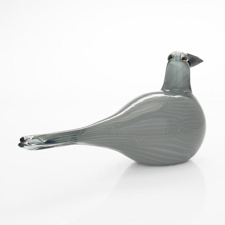 Oiva Toikka, glasfågel, "Kirsku", signerad O. Toikka Nuutajärvi SSKK 2008.