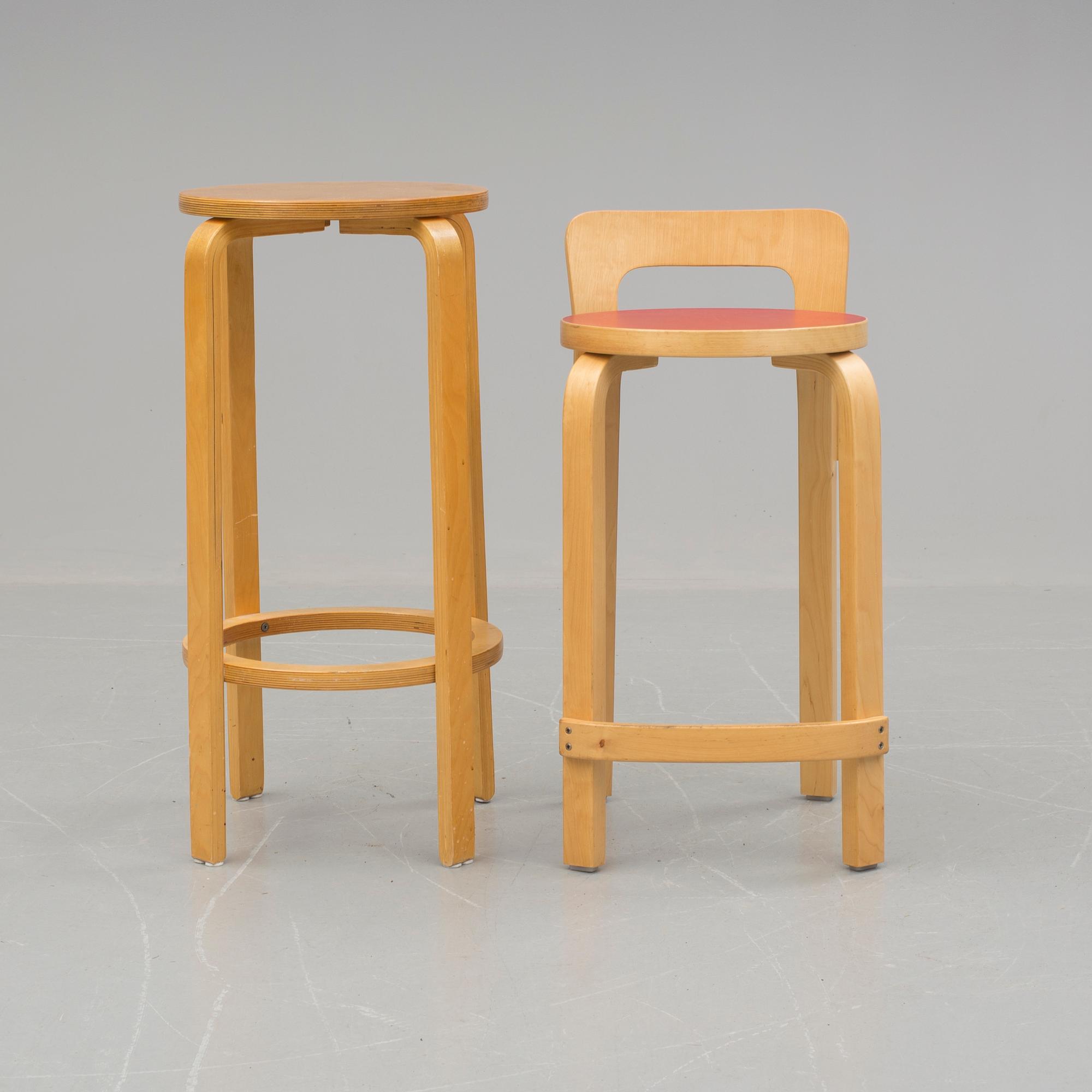 PALLAR, 2 st, Alvar Aalto, Artek, 1900-talets andra hälft.
