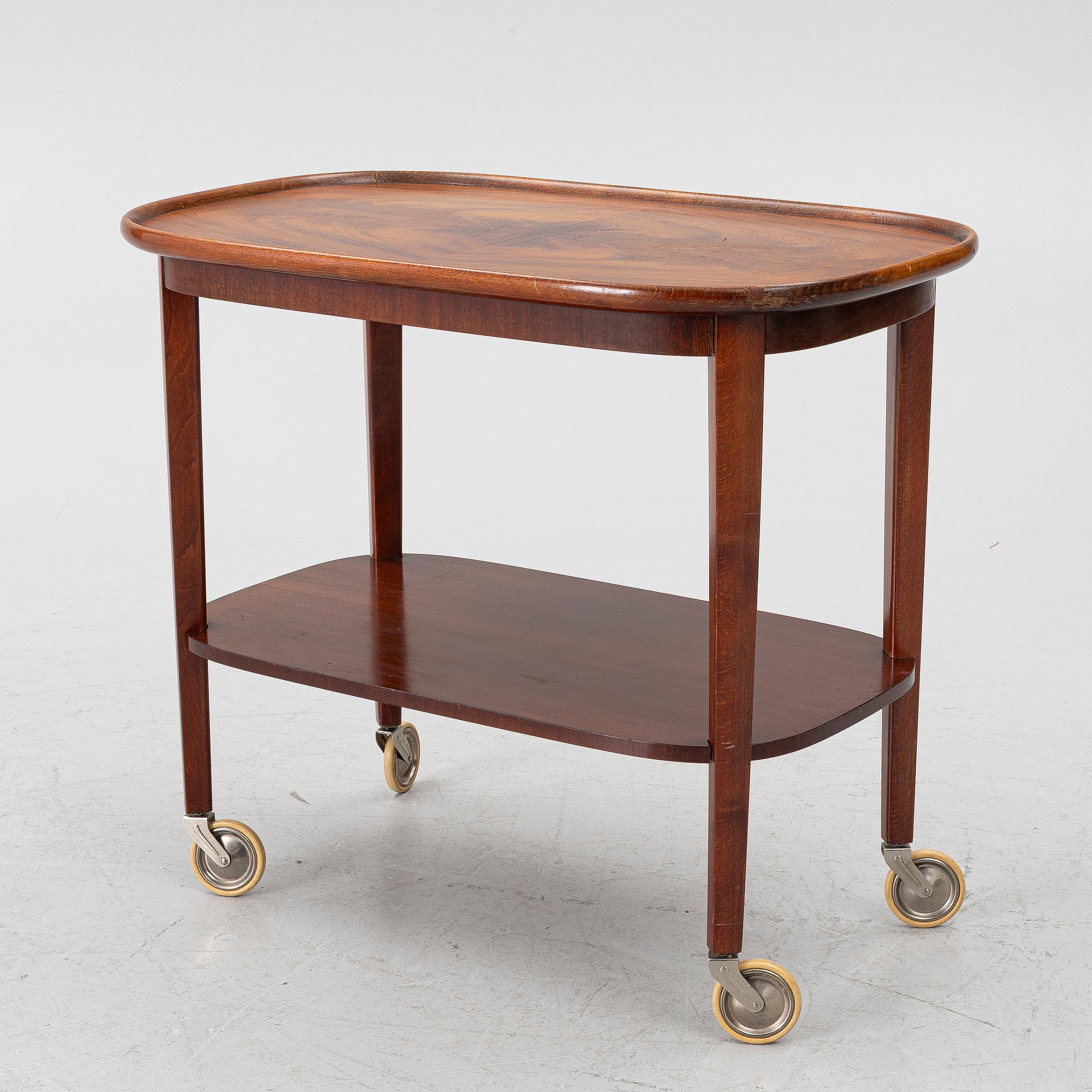 A drinks trolley, Reiners, Mjölby, 1940s.