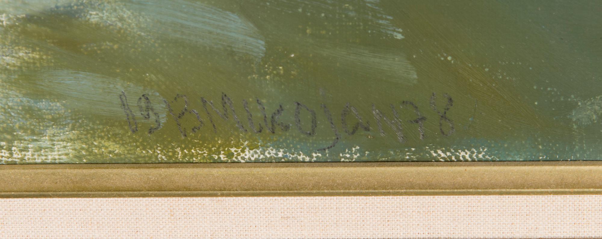 BORIS MIKOJAN, oil on canvas, signed and dated -78.